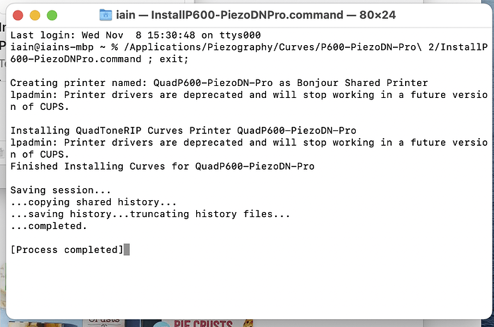 PiezoDN install screenshot